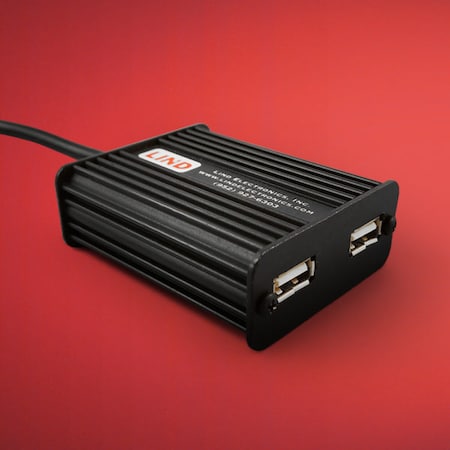 Lind Dual Usb Power Adapter w/ 72Inch Ms27467T9B98P 3-Pin Military Input USBML2-4801